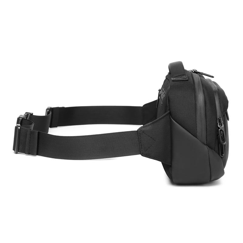 Ozuko 9551 Original Designer Fanny Pack Men Running Sport Fitness Trendy Sling Bag Men Chest Bag Waterproof Anti Theft Waist Bag - OZUKO.CN